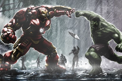 Hulkbuster Ironman Vs Hulk Wallpapers