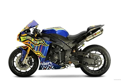 YAMAHA R1 2010 Valentino Rossi Wallpapers For Samsung Galaxy Tab