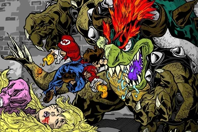 Download Epic Mario Vs Bowser Wallpapers