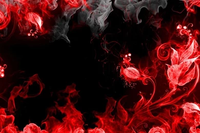 Wallpaper hd red black 3