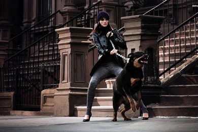 Woman And Her Rottweiler Wallpapers   Photography Wallpapers