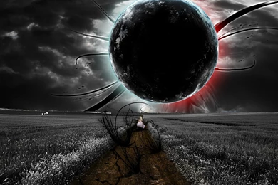 Dark Planet Over Lost Girl Wallpapers   Fantasy Wallpapers