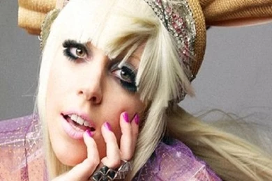 Lady GaGa Dress iPhone 4 Wallpapers (640x960)