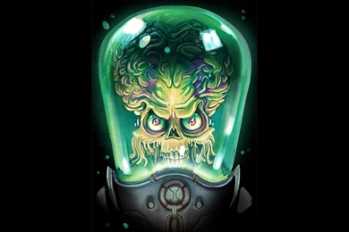 Mars Attacks Tim Burton Black Backgrounds Fan Art Wallpapers