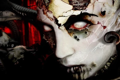 Dark Horror Gothic Decay Ruin Face Evil Wallpapers