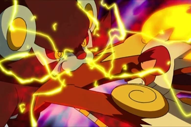 Pokemon Infernape Vs. Luxray   YouTube