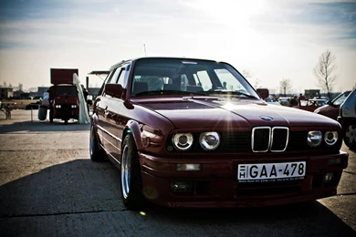 Download Wallpapers Bmw, E30 M3, Touring, Old, Tuning, Dark Red ...