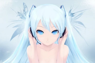 Cute Anime Girl Blue Eyes And Headphones 1920 X 1080 Download ...