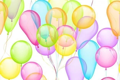 Colorful Balloons Backgrounds Vector