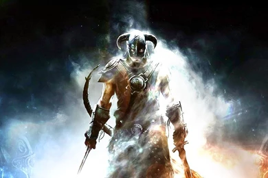 Download Wallpapers 3840x1200 The Elder Scrolls, Warrior, Light ...