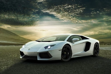White Lamborghini Aventador   Ztona Wallpapers