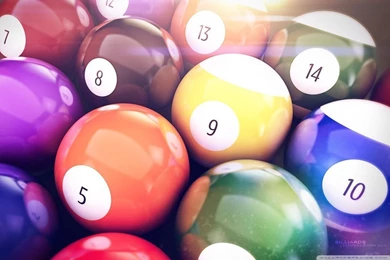 Billiards Balls HD Desktop Wallpapers : Widescreen : High ...