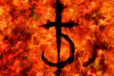 Devil Driver Artwork Flames Hd Wallpapers   (