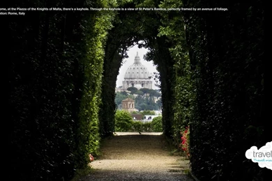 The 'Rome Keyhole' August Wallpapers   A Semi Secret Charm Of The ...