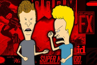 Beavis & Butthead DOOM SNES Style   YouTube
