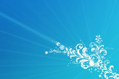 Lovely Sky Blue Music Design HD Desktop Wallpapers