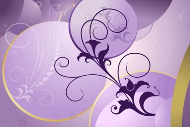 Desktop Wallpapers · Gallery · Computers · Lilac Vector Flowers ...