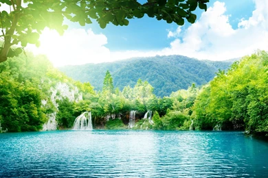 Water Fall Wallpaper Backgrounds PF4