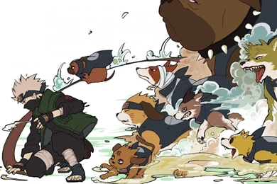 Download Ninjas Dogs Naruto Shippuden Anime Kakashi Hatake ...