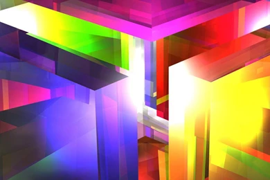 3d – Glass Cube / HD iPad Wallpapers