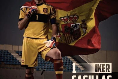 Iker Casillas In Orange T Shirt HD Spain Goalkeeper Wallpapers