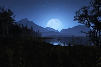 Night Time In The Mountains Wallpapers