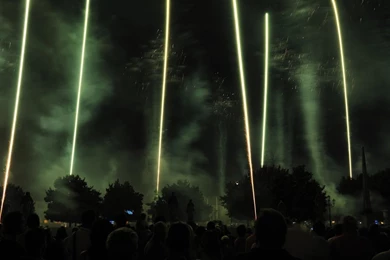 People Nighttime Light Beams Laser Sights Lasers Wallpapers