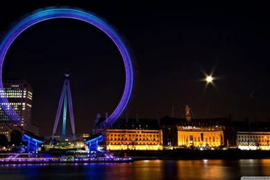 Ferris Wheel In London HD Desktop Wallpapers : Widescreen : High ...