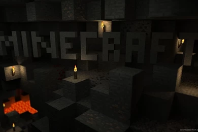 Download 1366x768 Minecraft Underground Wallpapers