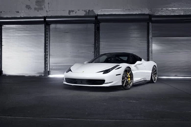Ferrari 458 Italia White Hd Wallpapers