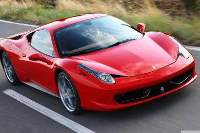 Red Ferrari 458 Italia HD Desktop Wallpapers : Widescreen : High ...