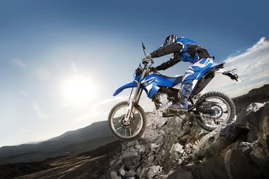 Download Wallpapers 3840x2160 Motorcycle, Stones, Extreme, Yamaha ...