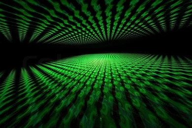 Abstract Background. Green Black Palette. Raster Fractal ...