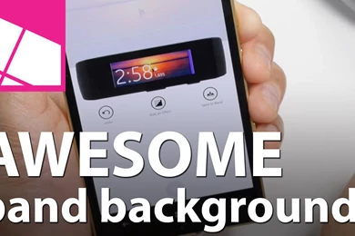 Awesome Band Backgrounds For Microsoft Band   YouTube