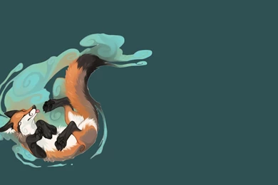 Smokey Fox [1920x1080] : FurryWallpapers