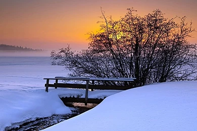Top Winter Sunset Desktop Images For Pinterest