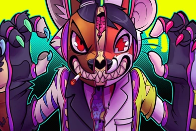 HDscreen: Lapfox Trax Artwork Furry Music Desktop Bakcgrounds