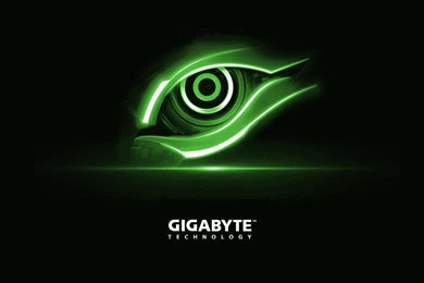 Gigabyte Technology Green Eye Logo Wallpaper.jpg
