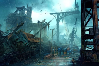 Abandoned Harbor Computer Wallpapers, Desktop Backgrounds ...