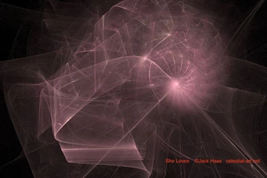 Digital Art, Apophysis Fractal, Wallpaper: She Loves
