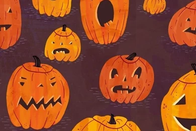 Halloween Pumpkins Pattern iPhone 5s Wallpapers Download