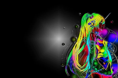Anime Neon In 3D Computer Wallpapers, Desktop Backgrounds ...