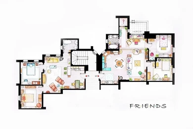 Design Interior Apartments Friends (tv Series) Floor Plans ...