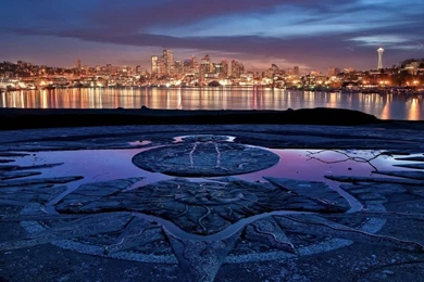 Seattle Skyline, Washington HD Desktop Wallpapers : Fullscreen ...