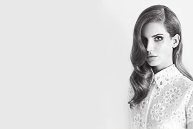American Singer Lana Del Rey Black and White Wallpapers.jpg