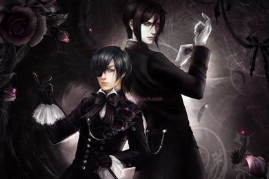 Ciel Phantomhive And Sebastian By K Koji On DeviantArt