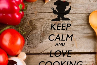 Keep Calm And Love Cooking iPad 3,4 & Air Wallpapers