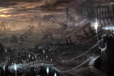 Destroyed City, War, Battle, Army, Fantasy, 1920x1200 HD Wallpapers ...