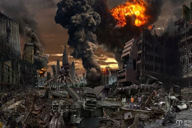 A City Destroyed   Apocalyptic And Post Apocalyptic Fiction Wallpapers