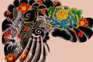 Download Japanese Tattoos Color Design Art Images Wallpapers HD ...